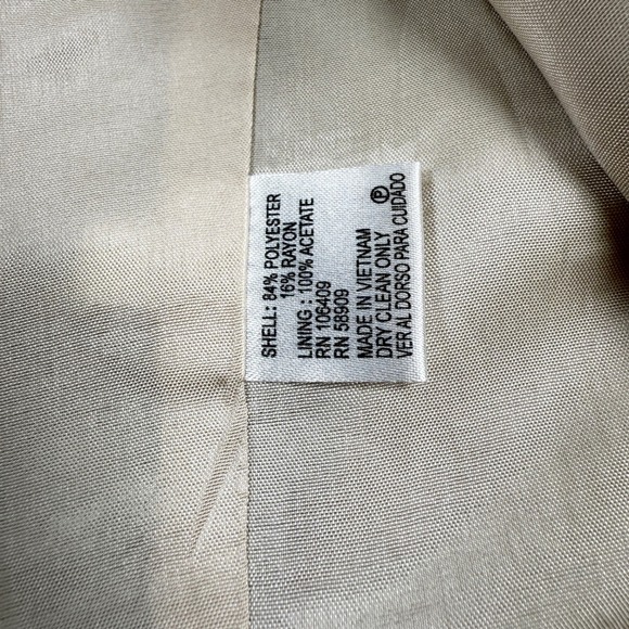 Alex Marie Blazer Women's 8 Beige Linen Blend Work Office Capsule Chic Business - Picture 4 of 11